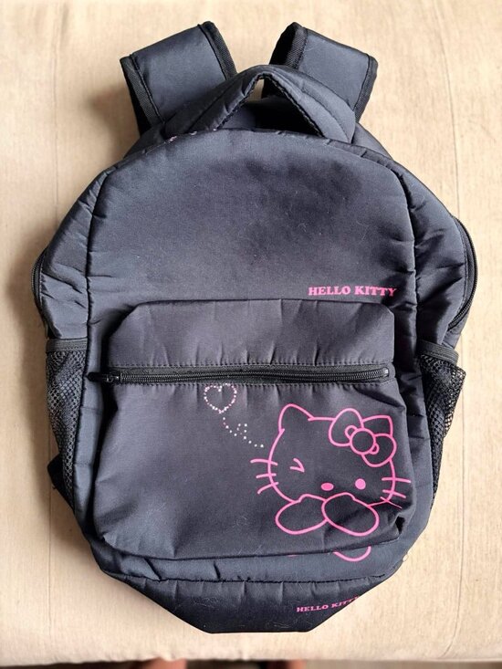 Sanrio Handbags - Hello Kitty Black Mini Backpack | Sanrio | Pink Graphic Backpack